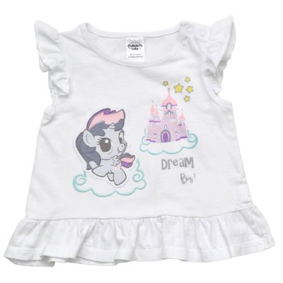 My little pony mintás fodros ujjú kislány póló. My little pony mintás fodros ujjú kislány póló.